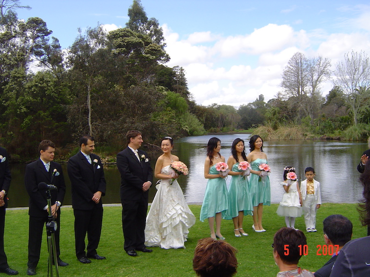 Wedding in Royal Botanic Gardens